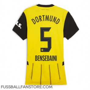 Borussia Dortmund Ramy Bensebaini #5 Replik Heimtrikot Damen 2024-25 Kurzarm